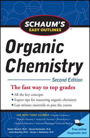 Cover art for Schaum's Easy Outline of Organic Chemistry