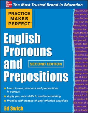 Cover art for Practice Makes Perfect English Pronouns and Prepositions, Second Edition