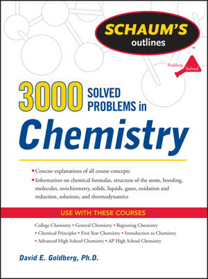 Cover art for 3,000 Solved Problems In Chemistry