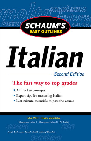 Cover art for Schaum's Easy Outline of Italian, Second Edition
