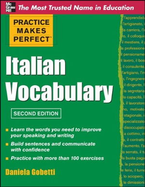 Cover art for Practice Makes Perfect Italian Vocabulary