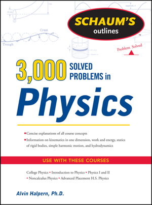 Cover art for Schaum's 3,000 Solved Problems in Physics