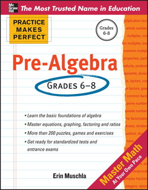 Cover art for Practice Makes Perfect Pre-Algebra