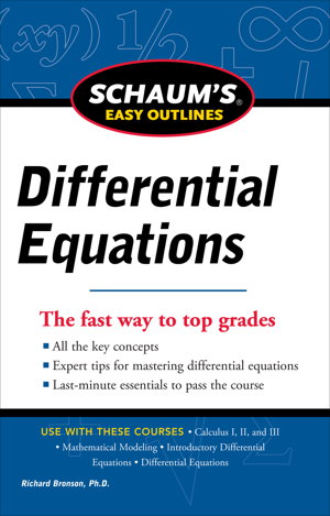 Cover art for Schaum's Easy Outline of Differential Equations