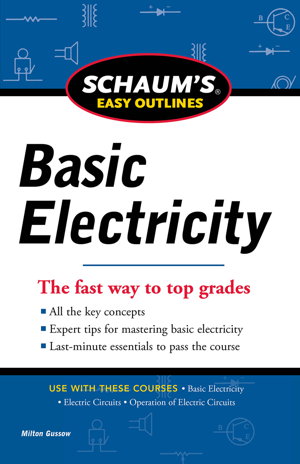 Cover art for Schaums Easy Outline of Basic Electricity Revised