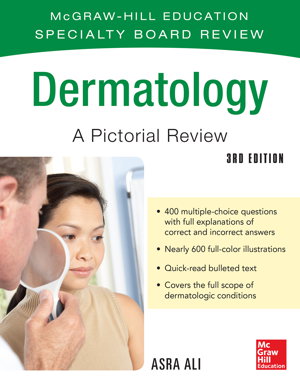 Cover art for McGraw-Hill Specialty Board Review Dermatology A Pictorial Review 3/E