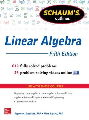 Cover art for Linear Algebra Schaum's Outline