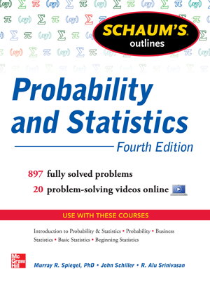 Cover art for Schaum's Outline of Probability and Statistics