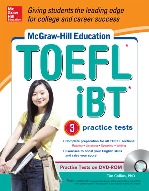 Cover art for McGraw-Hill's TOEFL IBT with CD-ROM