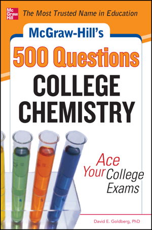 Cover art for McGraw-Hill's 500 College Chemistry Questions