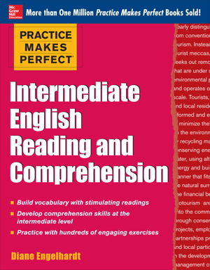 Cover art for Practice Makes Perfect Intermediate English Reading and Comprehension