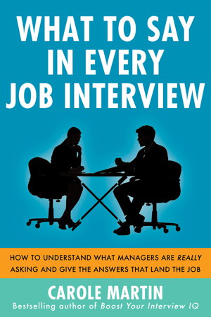 Cover art for What to Say in Every Job Interview: How to Understand What Managers are Really Asking and Give the Answers that Land the Job
