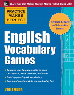 Cover art for Practice Makes Perfect English Vocabulary Games