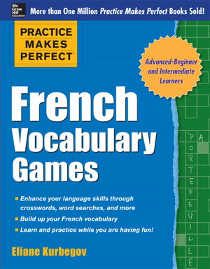 Cover art for Practice Makes Perfect French Vocabulary Games