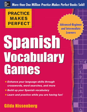 Cover art for Practice Makes Perfect Spanish Vocabulary Games