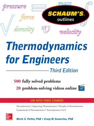 Cover art for Schaums Outline of Thermodynamics for Engineers
