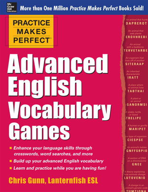 Cover art for Practice Makes Perfect Advanced English Vocabulary Games