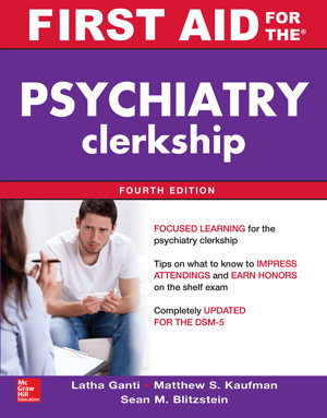 Cover art for First Aid for the Psychiatry Clerkship, Fourth Edition