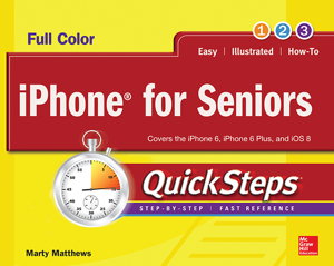 Cover art for iPhone for Seniors QuickSteps
