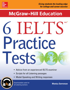 Cover art for McGraw-Hill Education 6 IELTS Practice Tests with Audio