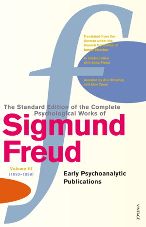 Cover art for Complete Psychological Works Of Sigmund Freud The Vol 3