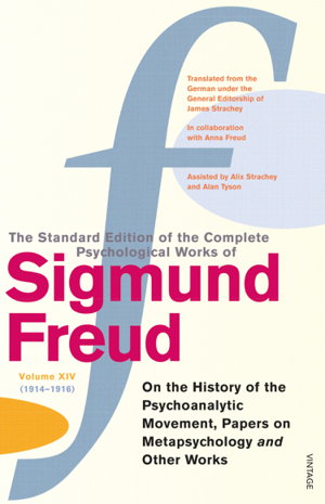 Cover art for Complete Psychological Works Of Sigmund Freud The Vol 14