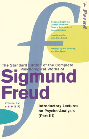 Cover art for Complete Psychological Works Of Sigmund Freud The Vol 16