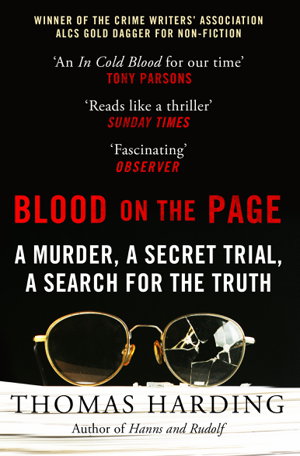 Cover art for Blood on the Page