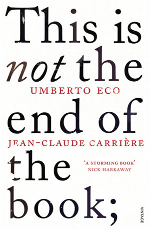 Cover art for This is Not the End of the Book