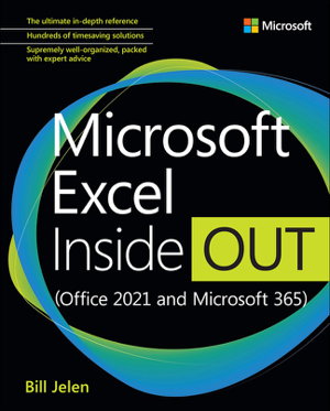 Cover art for Microsoft Excel Inside Out (Office 2021 and Microsoft 365)