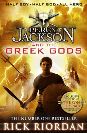 Cover art for Percy Jackson and the Greek Gods