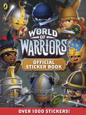 Cover art for World of Warriors Official Sticker Book