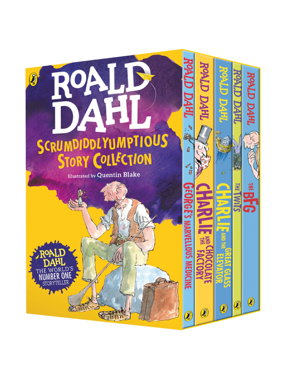 Cover art for Roald Dahl's Scrumdiddlyumptious Story Collection