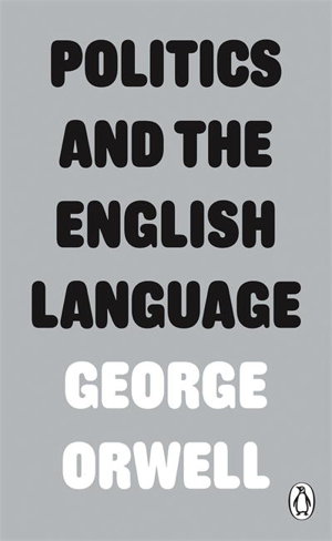 Cover art for Politics and the English Language