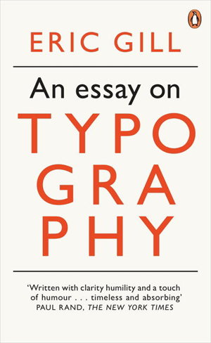 Cover art for An Essay on Typography