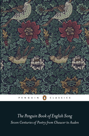 Cover art for The Penguin Book Of English Song