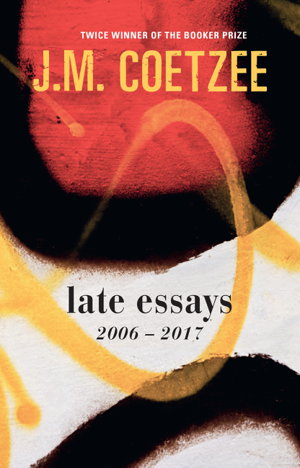 Cover art for Late Essays
