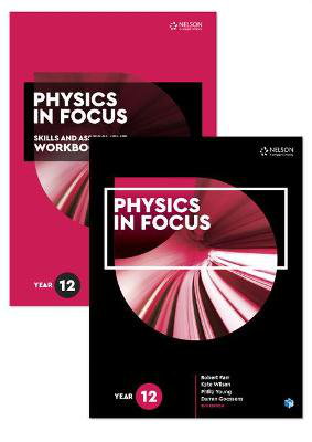 Cover art for Physics in Focus year 12 Skills and Assessment Pack with 4AC