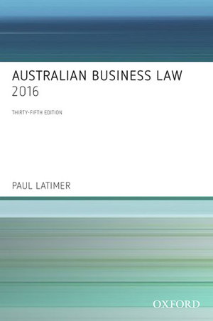 Cover art for Australian Business Law 2016
