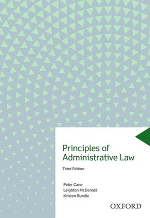 Cover art for Principles of Administrative Law