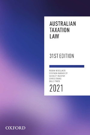 Cover art for Australian Taxation Law 2021