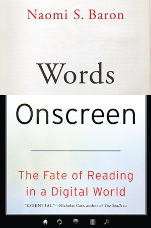 Cover art for Words Onscreen