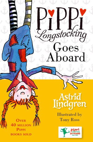 Cover art for Pippi Longstocking Goes Aboard
