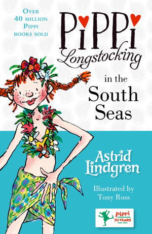 Cover art for Pippi Longstocking in the South Seas