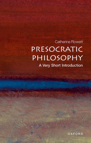 Cover art for Presocratic Philosophy A Very Short Introduction