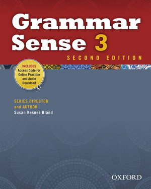 Cover art for Grammar Sense: 3: Student Book with Online Practice Access Code Card