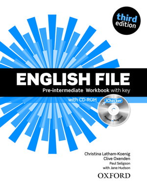 Cover art for English File third edition: Pre-intermediate: Workbook with key and iChecker