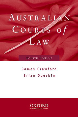 Cover art for Australian Courts of Law 4e
