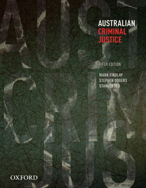 Cover art for Australian Criminal Justice