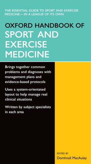 Cover art for Oxford Handbook of Sports and Exercise Medicine